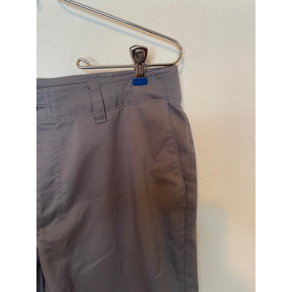 Men’s PGA athletic sports golf shorts, dark gray size 34 - Picture 3 of 7